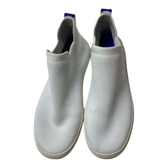 Rothy’s Chelsea Bright White Ankle Sneaker Boots 7.5 - Picture 1 of 14